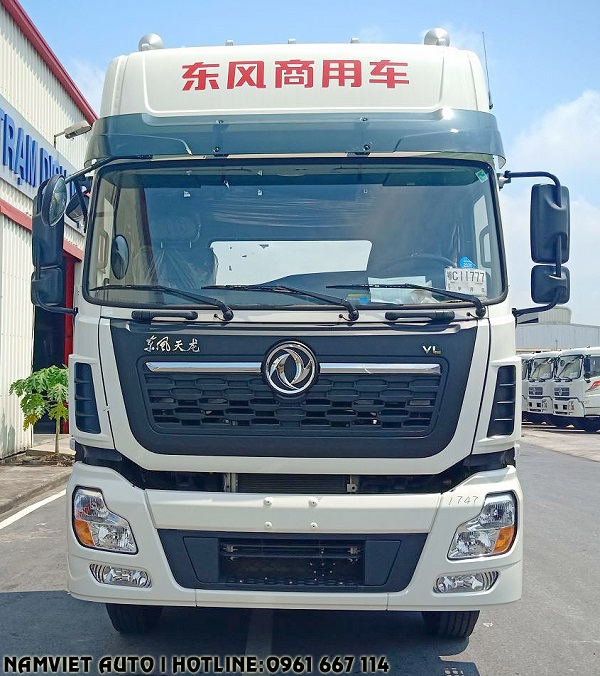 ngoại thất cabin xe đầu kép dongfeng hoàng huy 420hp