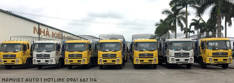 đại lý xe tải ủy quền miên bắc xe tải ben8 tấn, xe tải thùng 2 chân 9 tấn, xe tải 4 chân dongfeng hoàng huy phân phối bởi nam việt co,.ltd.