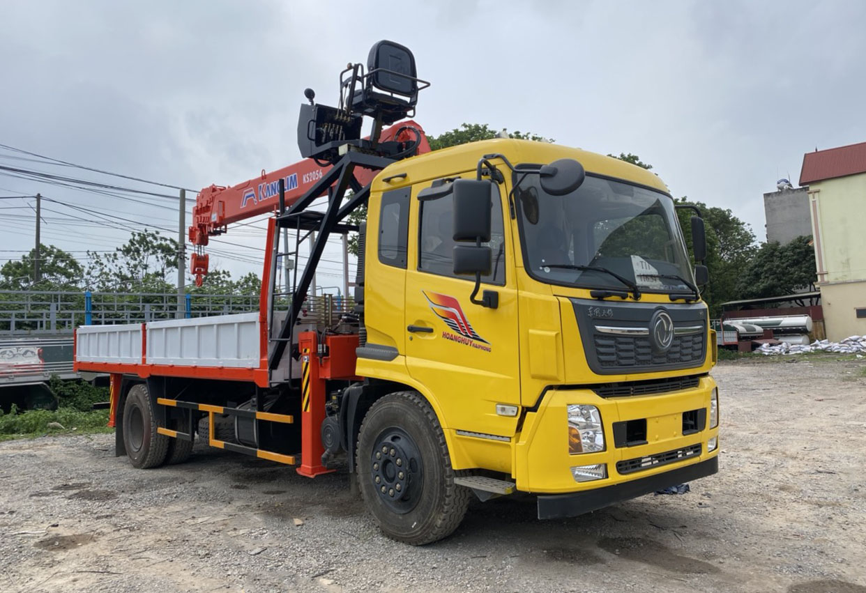 Xe Dongfeng 8 tấn gắn cẩu Kanglim 8 tấn KS2056
