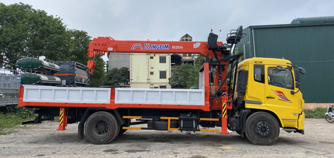 Xe Dongfeng 8 tấn gắn cẩu Kanglim 8 tấn KS2056