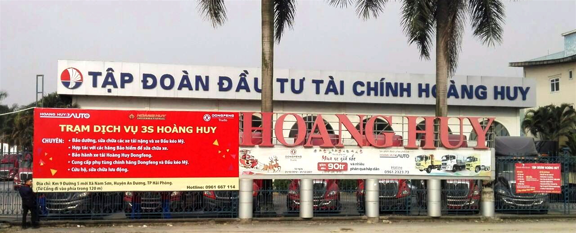 TỔNG ĐẠI LÝ XE TẢI DONGFENG HOÀNG HUY - CHI NHÁNH HÀ NỘI