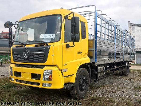 báo giá xe tải thùng dongfeng hoàng huy b180 dài 9,5m