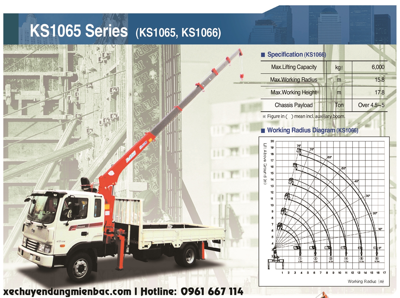 kanglim 6 tấn ks1065, ks1066