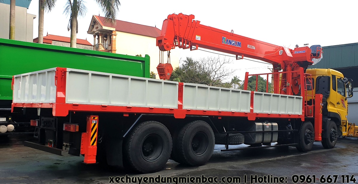 cẩu tự hành 15 tấn kanglim ks5206 hàn quốc hàng nội địa