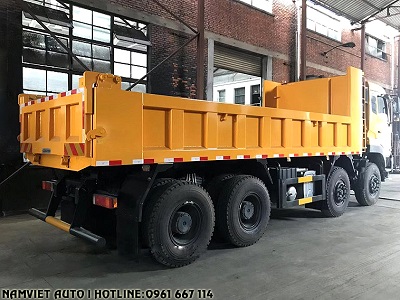 thùng xe ben 4 chân dongfeng hoàng huy nhập khẩu 2020