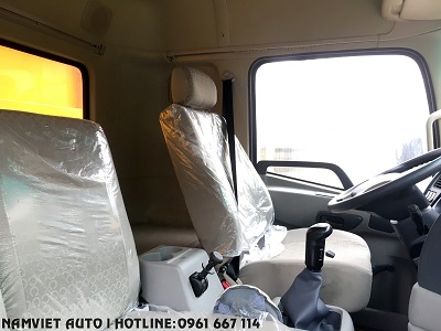 ghế ngồi xe ben 8 tấn dongfeng hoàng huy nhập khẩu 2020