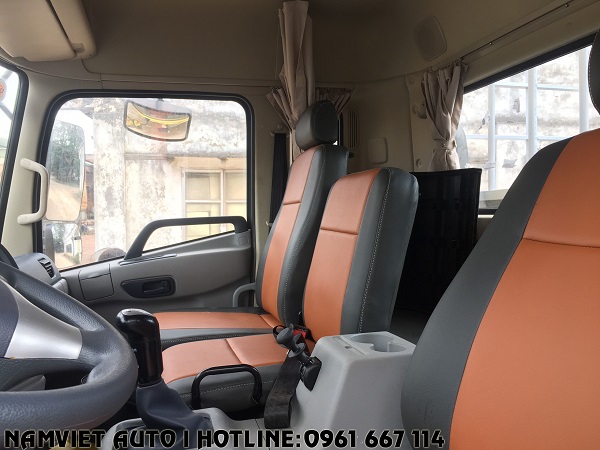 dịch vụ boc da nội thất cabin xe tải dongfeng b180