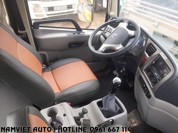 nội thất cabin xe tải dongfeng b180 gắn bửng nâng hàng