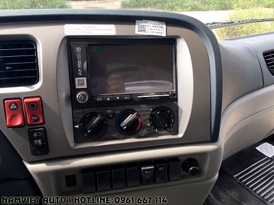 hệ thống điều hòa, giải trí của xe tải dongfeng hoàng huy b180