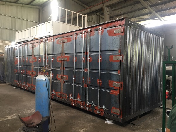 nơi sản xuất, đóng thùng kín dạng container