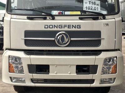 mặt ca lăng, logo, ba đờ sốc xe tải dongfeng hoàng huy b180 thùng kín 7.8m