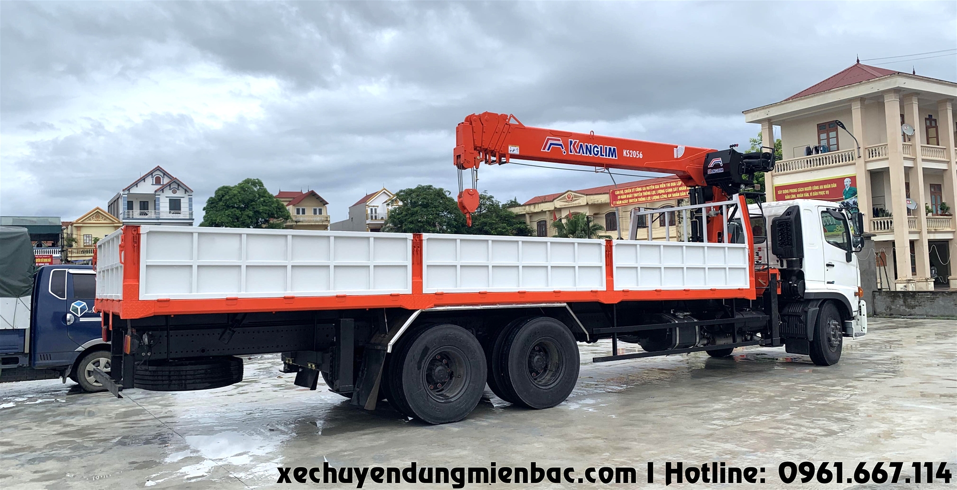hino fm cẩu 8 tấn kanglim ks2056