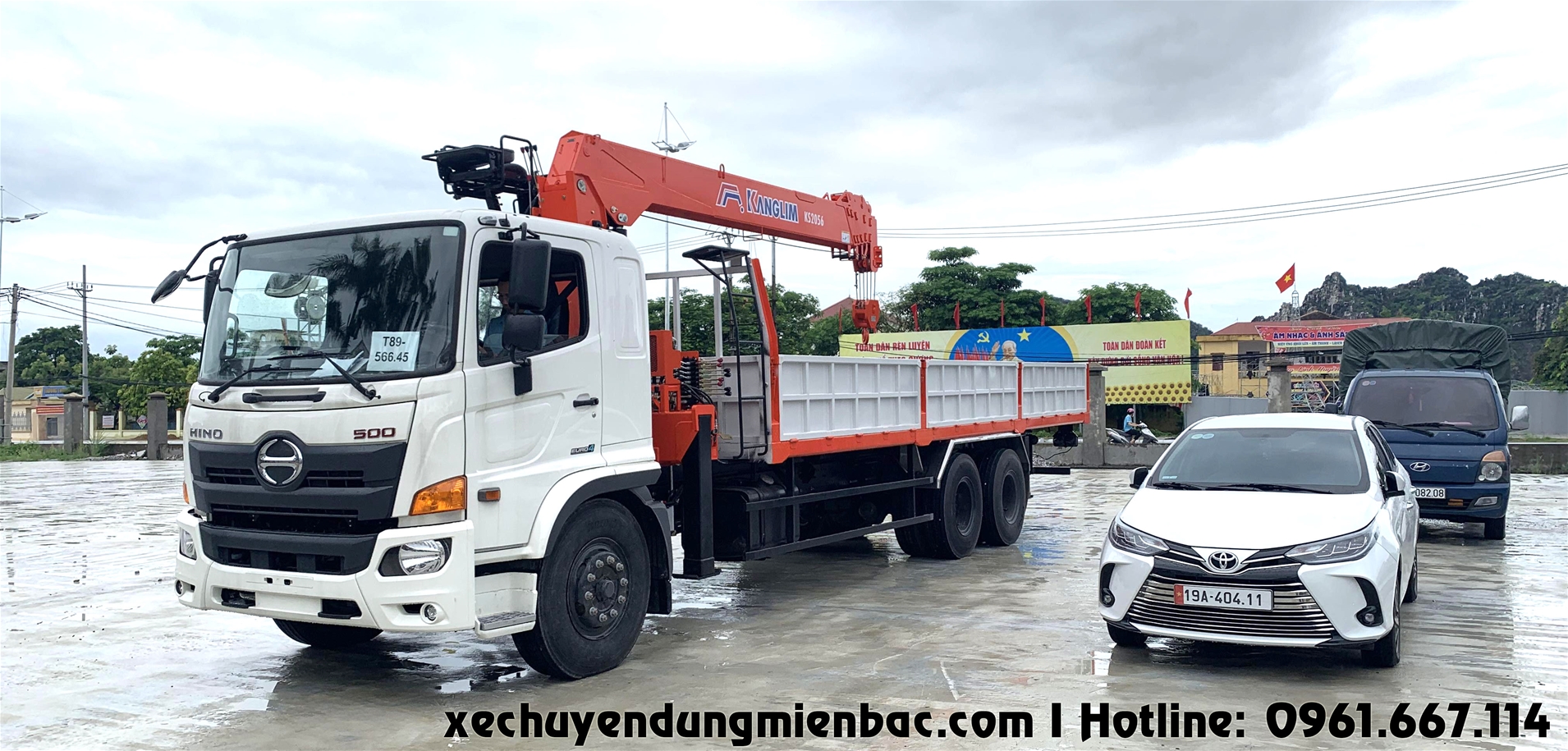 giá xe cẩu tự hành 8 tấn kanglim hino fm8jt7a