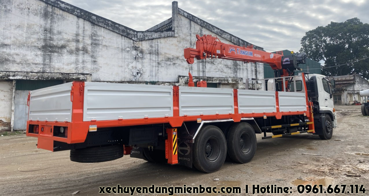 hino fm lắp cẩu 8 tấn kanglim hàn quốc