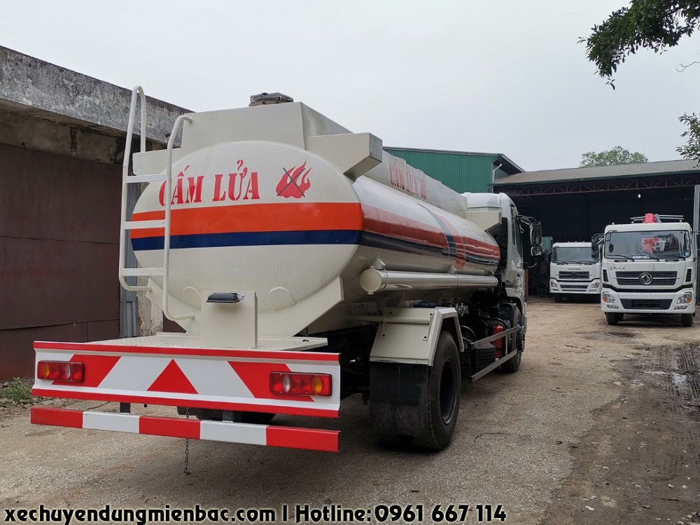 xe chở xăng dầu 12 khối dongfeng nhập khẩu