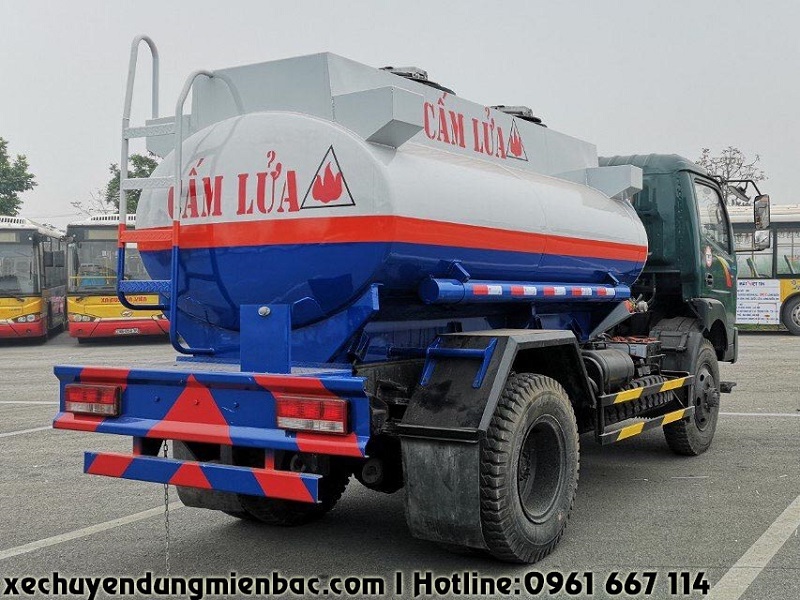 xe chở xăng dầu 5 khối 2 cầu tmt