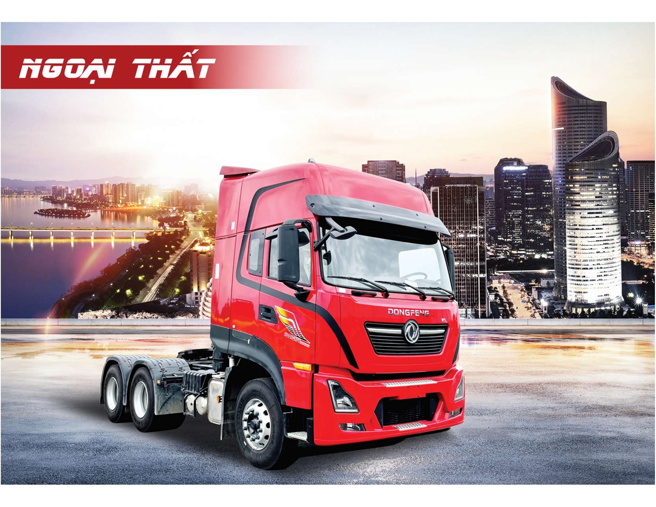 Giá đầu kéo DONGFENG D320 Hoàng Huy chính hãng