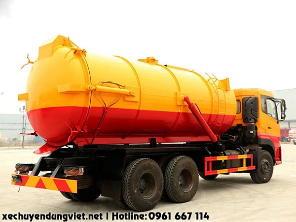 bán xe hút chât thải 3 chân dongfeng nhập khẩu giá rẻ uy tín tại nam định