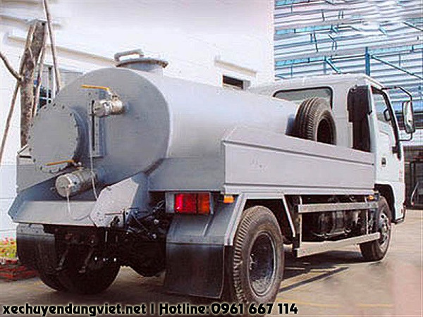 Bán xe hút chất thải 1 khối , 2 khối ISUZU QKR giá rẻ uy tín tại long biên hà nội