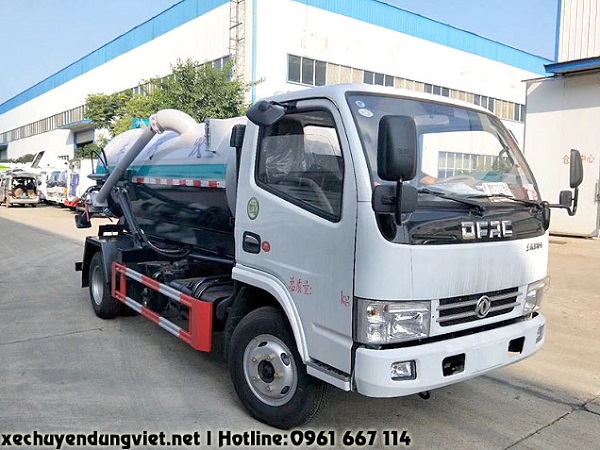 bán xe hút chất thải 3 khối dongfeng nhập khẩu giá rẻ tại thành phố thanh hóa