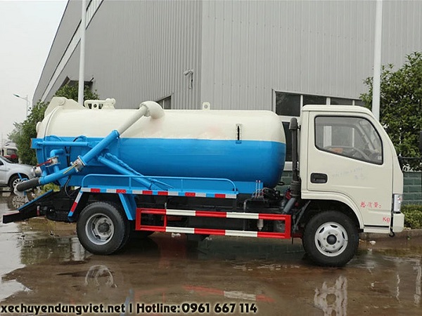 bán xe hút chất thải 3 khối 3 m3 dongfeng nhập khẩu giá rẻ uy tín tại quận hà đồng hà nội