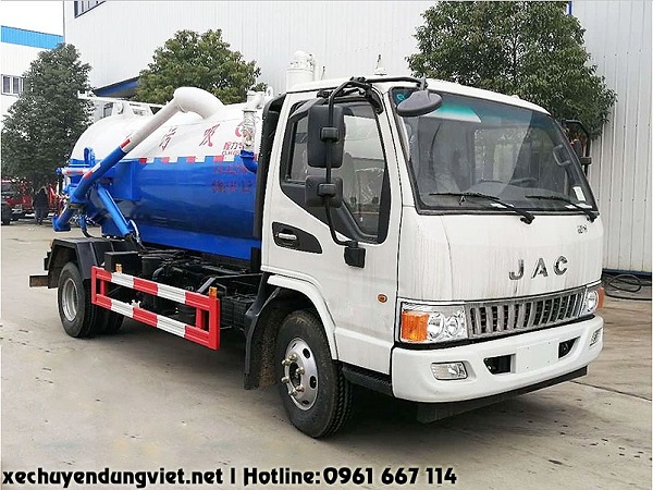 bán xe hút chất thải 4 khối jac hfc1048k giá rẻ chất lương cao tại cầu giấy hà nội