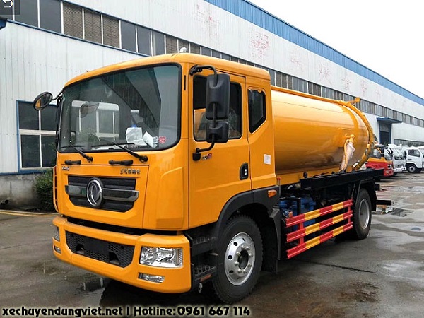 bán xe hút chất thải 8 khối m3 dongfeng nhập khẩu giá rẻ uy tín chất lượng cao tại hải phòng