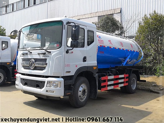 bán xe hút chất thải 8 khối 10 khối dongfeng nhập khẩu giá rẻ uy tín tại long biên hà nội