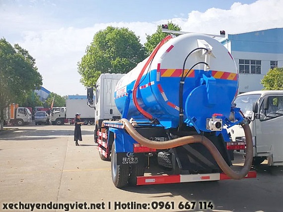 bán xe hút chất thải 8 khối 10 khối dongfeng nhập khẩu giá rẻ uy tín tại đông anh hà nội