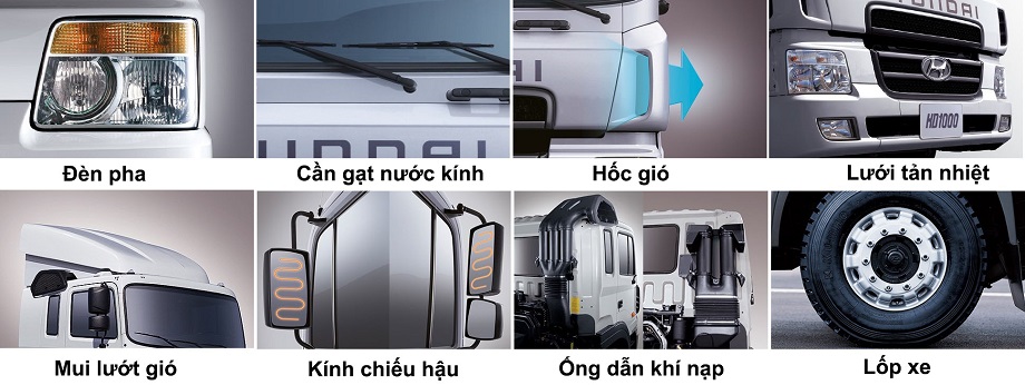 ngoại thất xe hút chất thải hyundai hd360 18 khối 