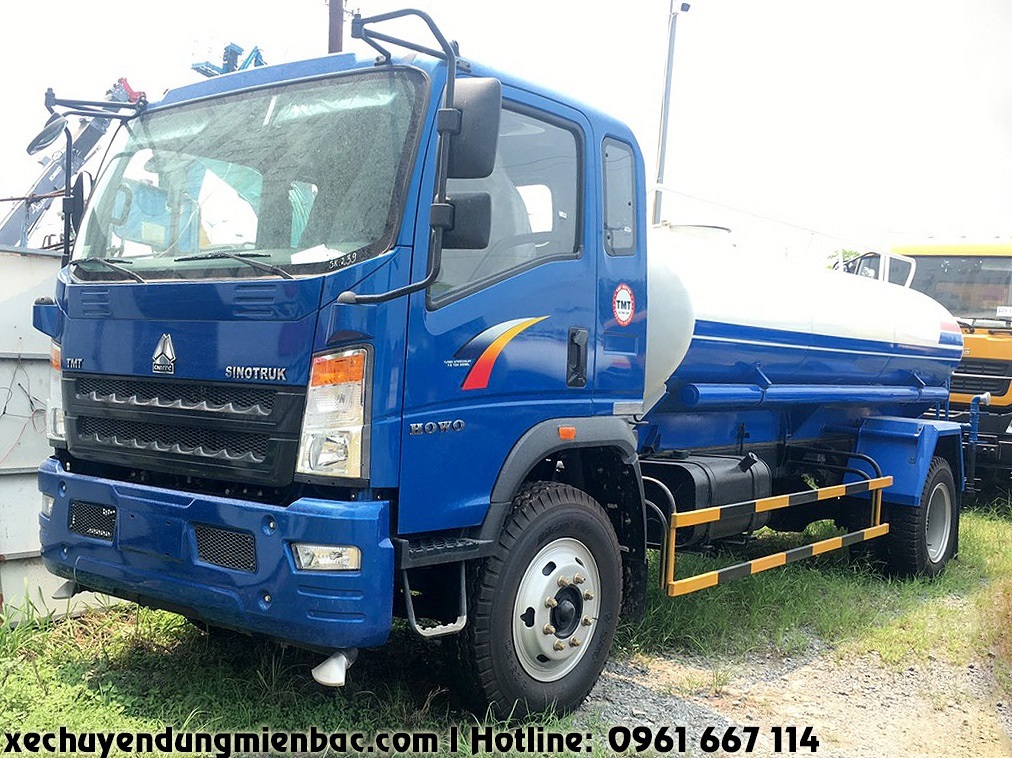 xe phun nước 8 khối howo, dongfeng, hino