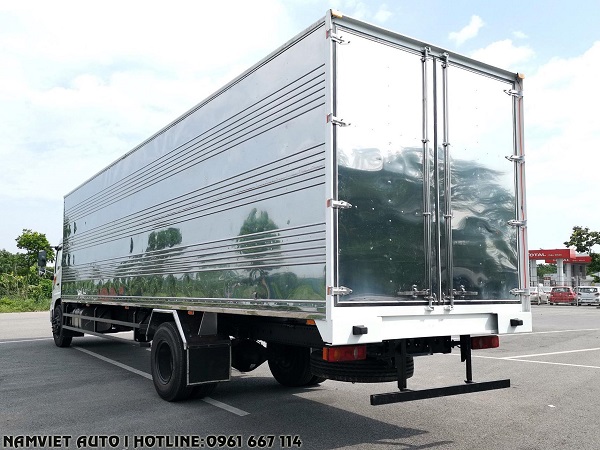 xe tải dongfeng hoàng huy b180 thùng kín siêu dài tải 8 tấn tại hải phòng