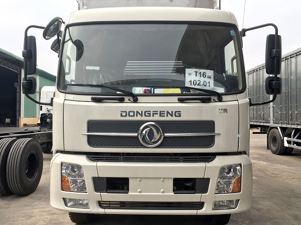 ngoại thất cabin xe tải dongfeng hoàng huy b180 tải trọng 8 tấn thùng dài 9m5