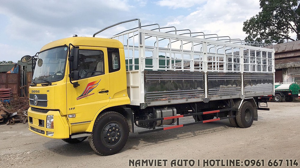xe tải thùng 9 tấn dongfeng b180 nhập khẩu 2019