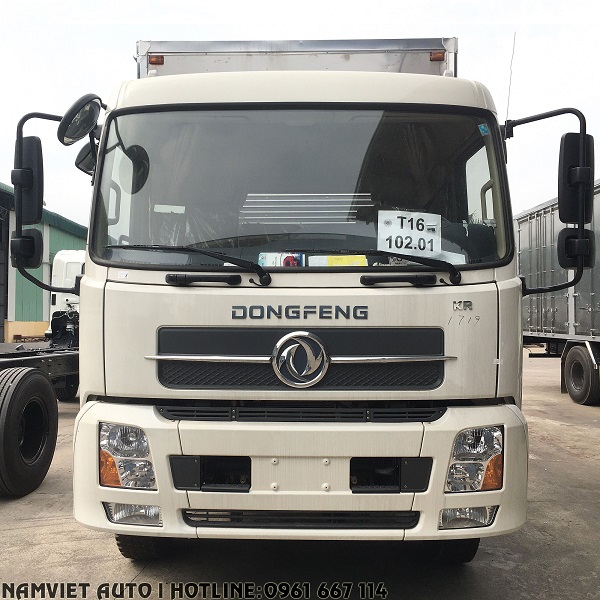 thiết kế ngoại thất cabin xe tải dongfeng hoàng huy b180 thùng kín 8 tấn