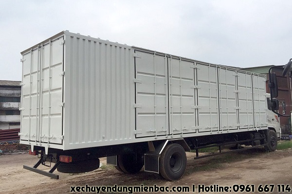 xe tải dongfeng b180 thùng kín container