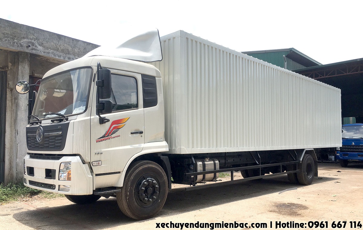 xe tải thùng kín container dongfeng b180