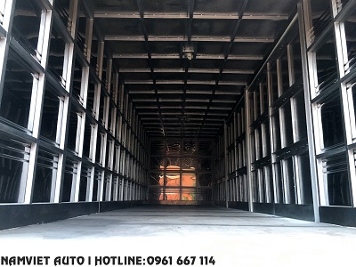 xe tải thùng kín chở pallet dongfeng siêu dài giá rẻ tại bắc ninh