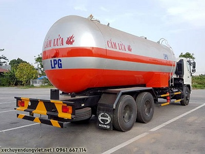 Xe bồn xi téc chở khí hóa lỏng LPG, GAS