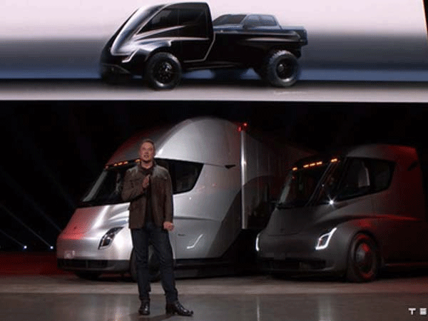 Xe bán tải mới của Tesla có kiểu dáng lạ